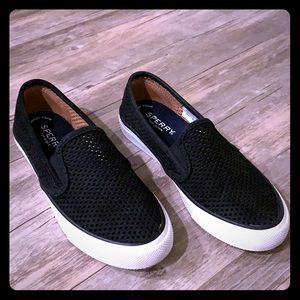 Black Memory Foam Sperry